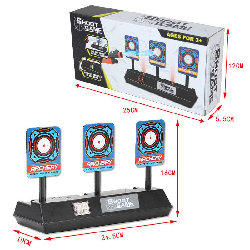 Electronic score of 3-bit target